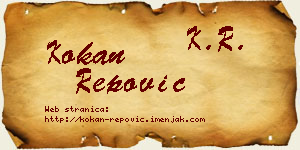 Kokan Repović vizit kartica
